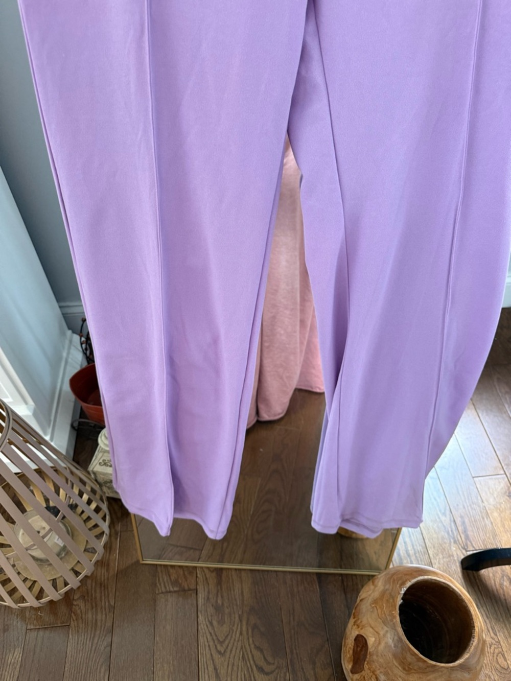 Fashion Nova Lavender Wide-Leg Pants 3X BNWT - Picture 3 of 6